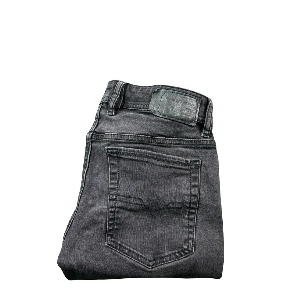 Diesel Troxer Slim Skinny Faded Wash Black Jeans Mens 30X30